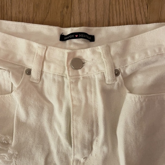 RIPPED BRANDY MELVILLE BOYFRIEND JEANS - Picture 2 of 3